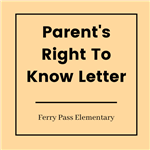 Parent Right to Know Letter